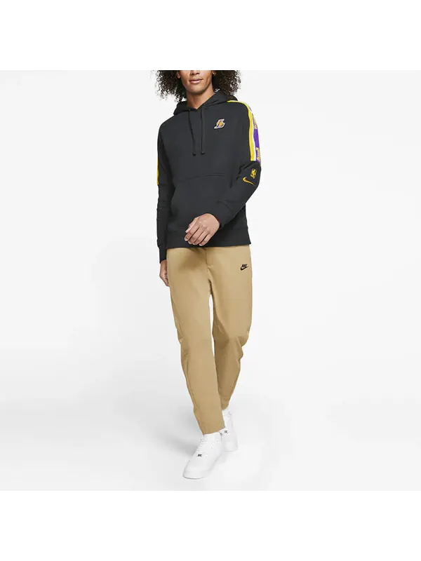Толстовка с капюшоном los angeles lakers casual sports Nike — изображение 2 из 3, черный