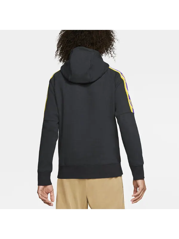 Толстовка с капюшоном los angeles lakers casual sports Nike — изображение 3 из 3, черный