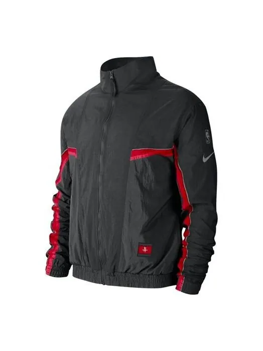 Куртка Nike NBA houston rockets Athleisure Casual Sports Stand Collar Jacket Black — изображение 1 из 2, черный