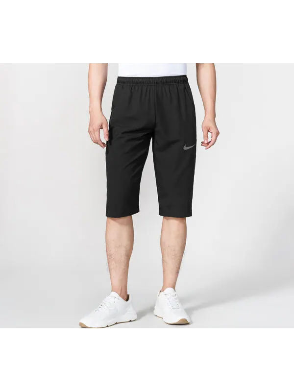 Спортивные штаны dri fit team woven 3 4 2.0 мужские Nike — изображение 3 из 4, черный