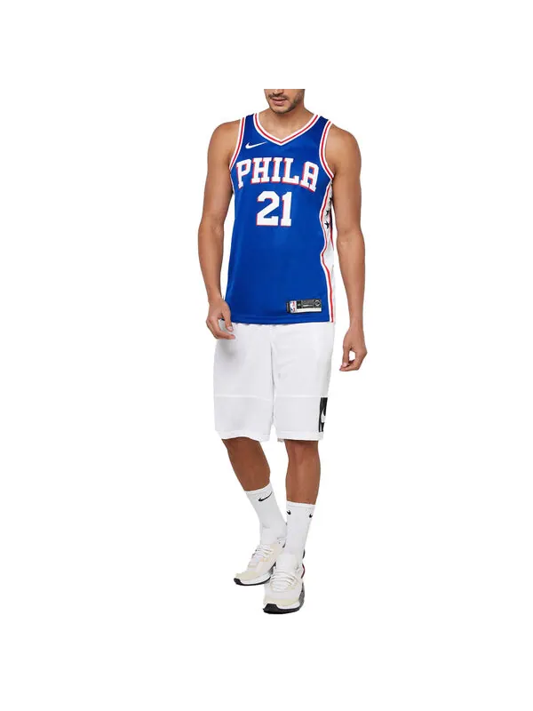 Футболка филадельфия 76ers джоэл эмбиид № 21 футболка Nike — изображение 3 из 4, синий