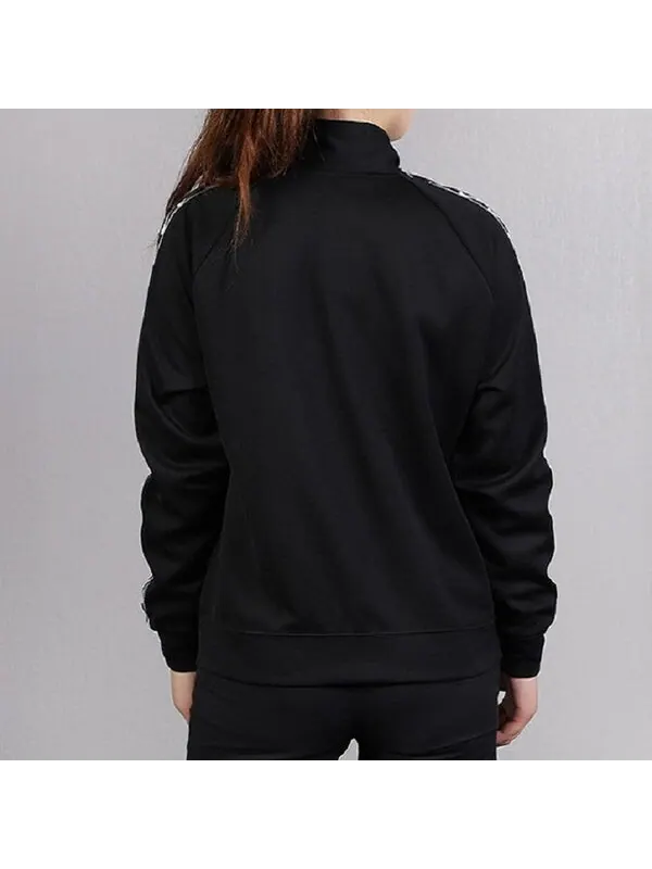 Куртка side logo stand collar zipper sports jacket black Nike — изображение 4 из 4, черный