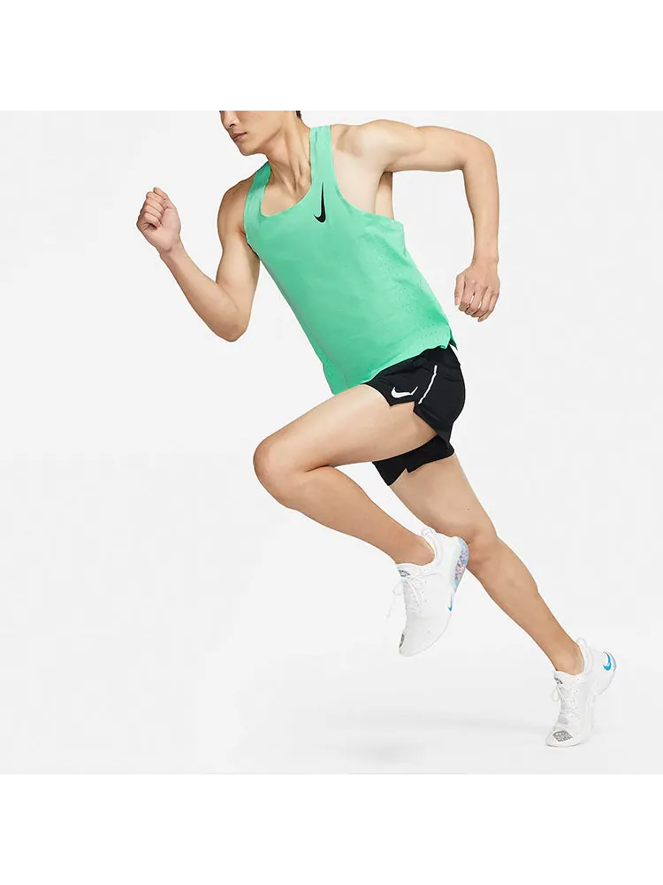 Жилет Nike AeroSwift Breathable Training Sports Running Vest Green — изображение 3 из 5, зеленый