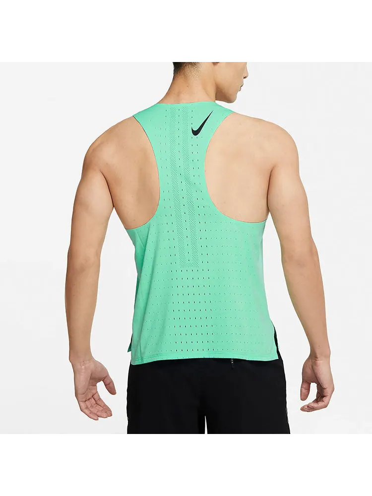Жилет Nike AeroSwift Breathable Training Sports Running Vest Green — изображение 5 из 5, зеленый