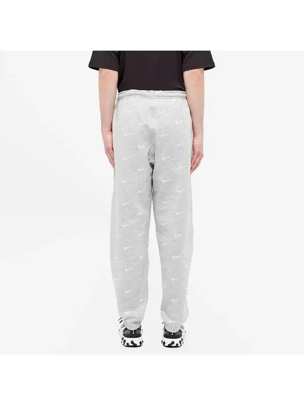 Брюки Men's Nike NRG Swoosh Logo Printing Casual Sports Pants/Trousers/Joggers Gray — изображение 4 из 4, серый