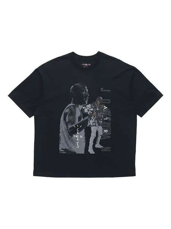 Футболка x кактус джек от travis scott футболка Air Jordan — изображение 1 из 4, черный