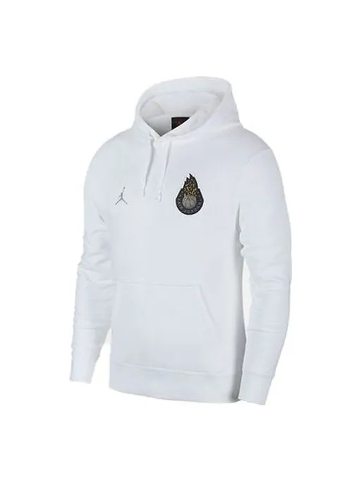 Толстовка Air Jordan Legacy Basketball hooded Pullover White — изображение 1 из 4, белый