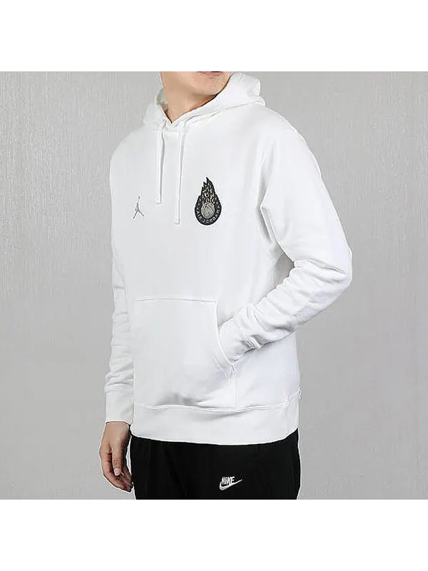Толстовка Air Jordan Legacy Basketball hooded Pullover White — изображение 3 из 4, белый