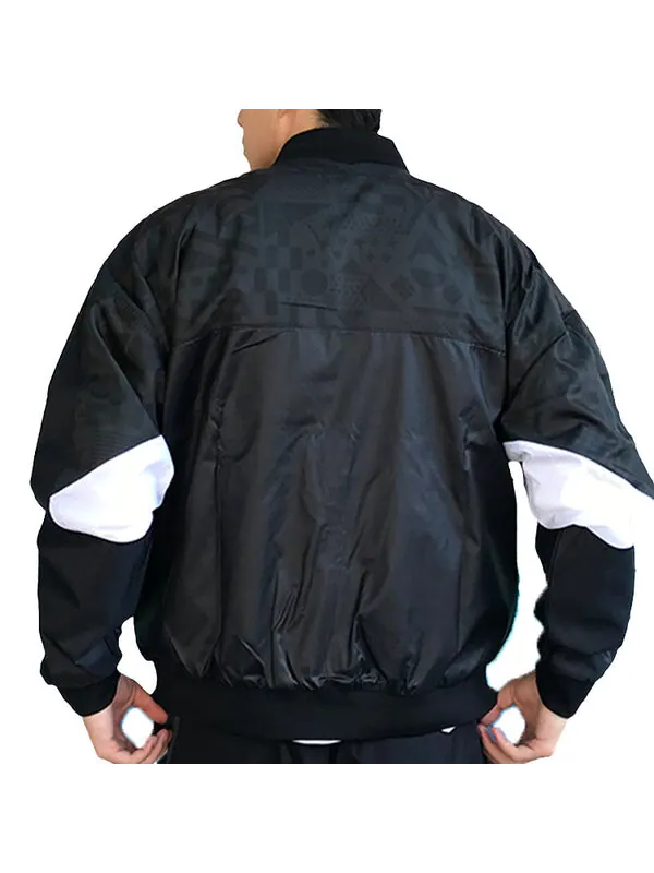 Куртка Air Jordan Stand Collar Casual Jacket Men's Black — изображение 4 из 4, черный