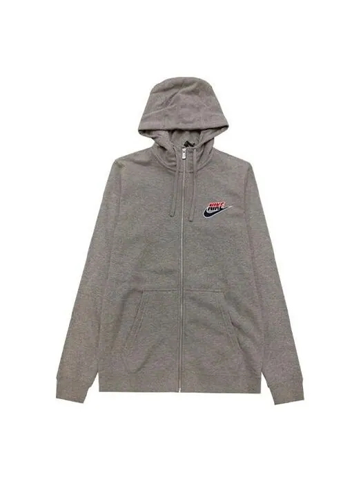 Толстовка Nike Athleisure Casual Sports Knit Zipper Gray — изображение 1 из 2, серый