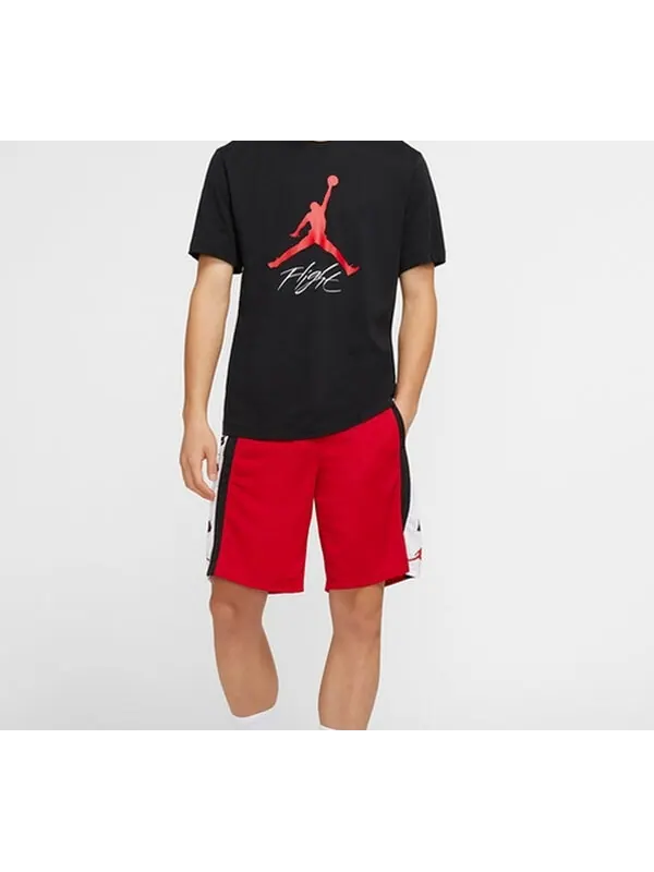 Шорты men's basketball sports red shorts Air Jordan — изображение 3 из 4, красный