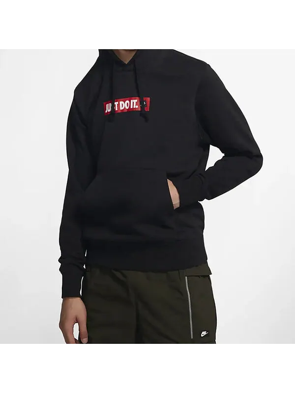 Толстовка Men's Nike Sportwear Casual Sports Black — изображение 4 из 4, черный