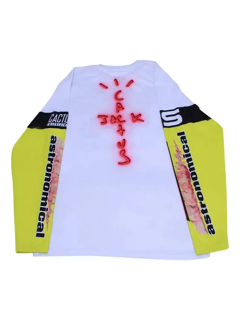 Джерси Travis Scott Cactus Jack The Scotts Gaming II Long-Sleeve Jersey 'White' — изображение 2 из 2, белый
