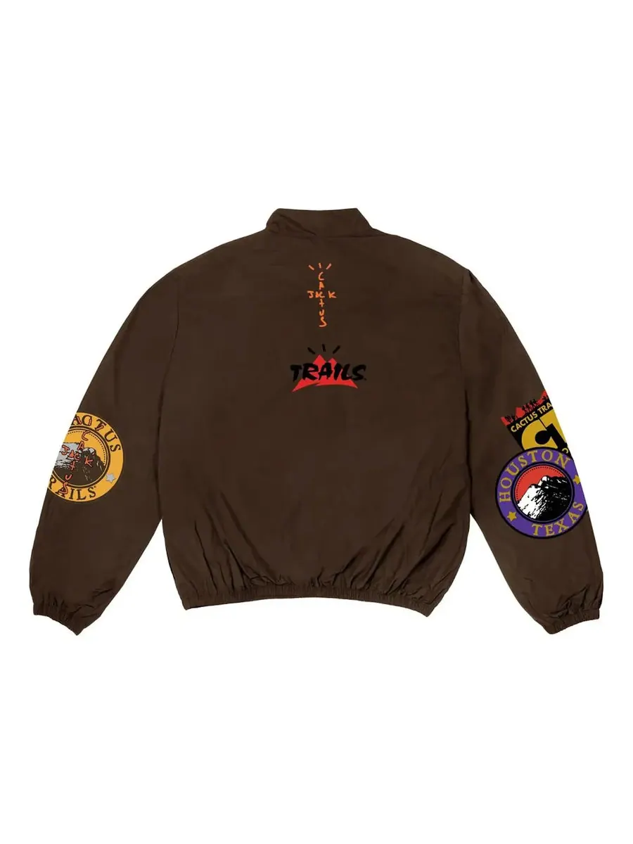 Куртка Travis Scott Cactus Trails Half-Zip Windbreaker 'Brown' — изображение 2 из 2, коричневый