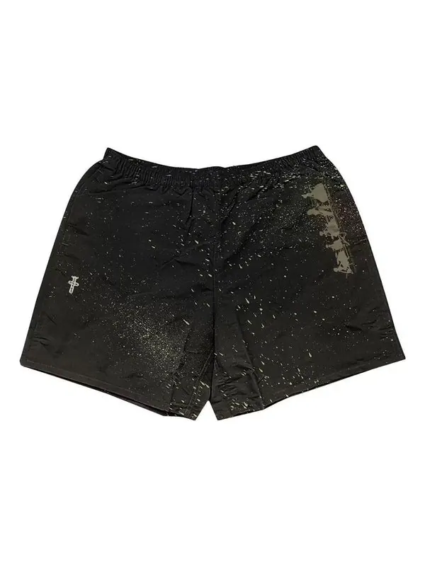 Шорты cactus jack splatter shorts 'black' Travis Scott — изображение 1 из 1, черный