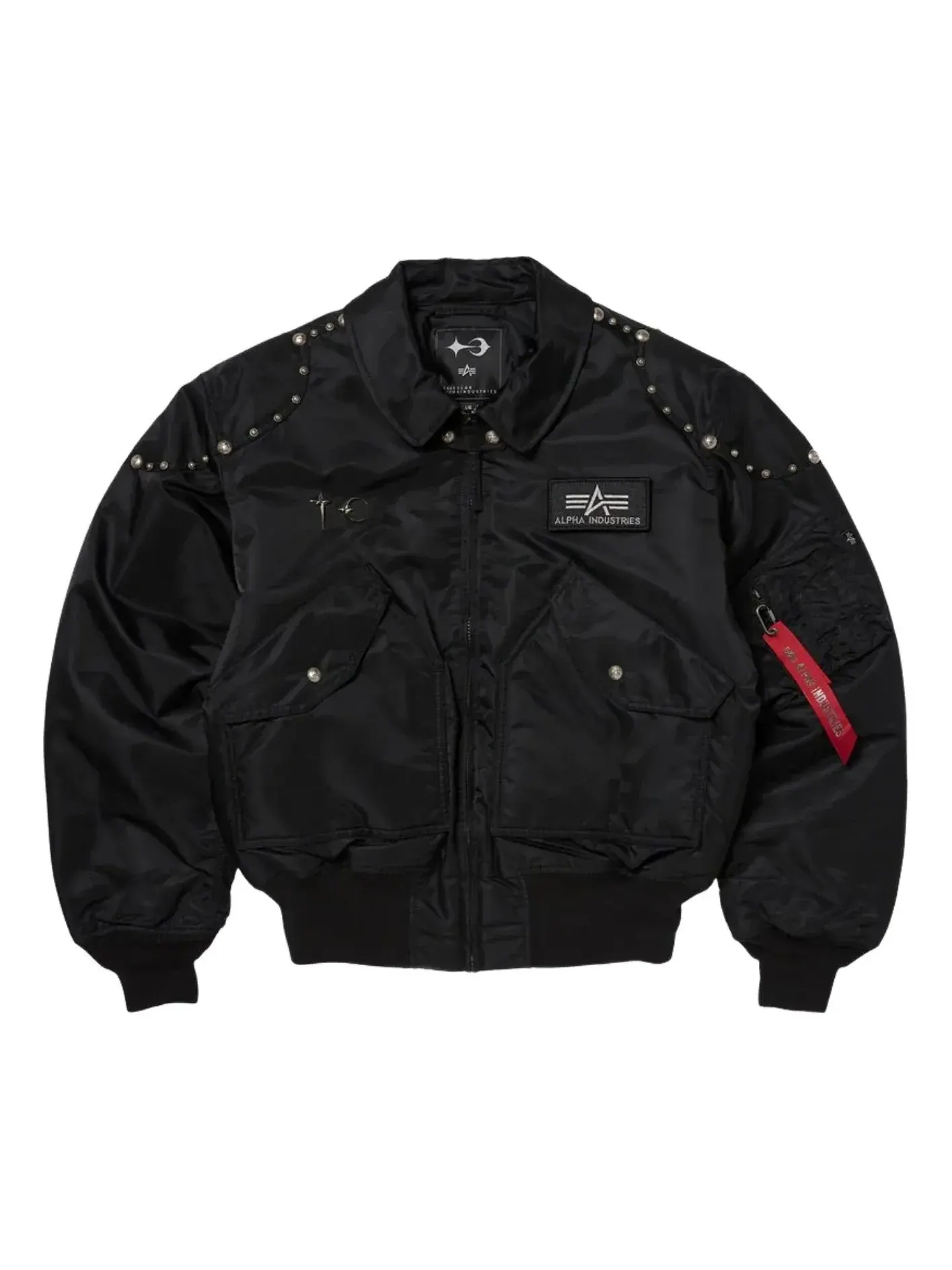 Заклепка Thug Club x Alpha CWU 45/P, версия «Черный» — черный