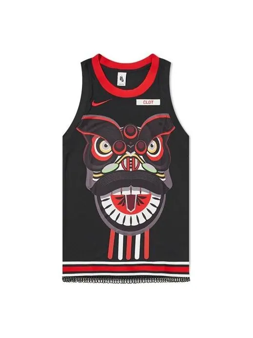 Футболка x clot crossover nrg ge джерси баскетбольный жилет черно- Nike — изображение 1 из 4, черный