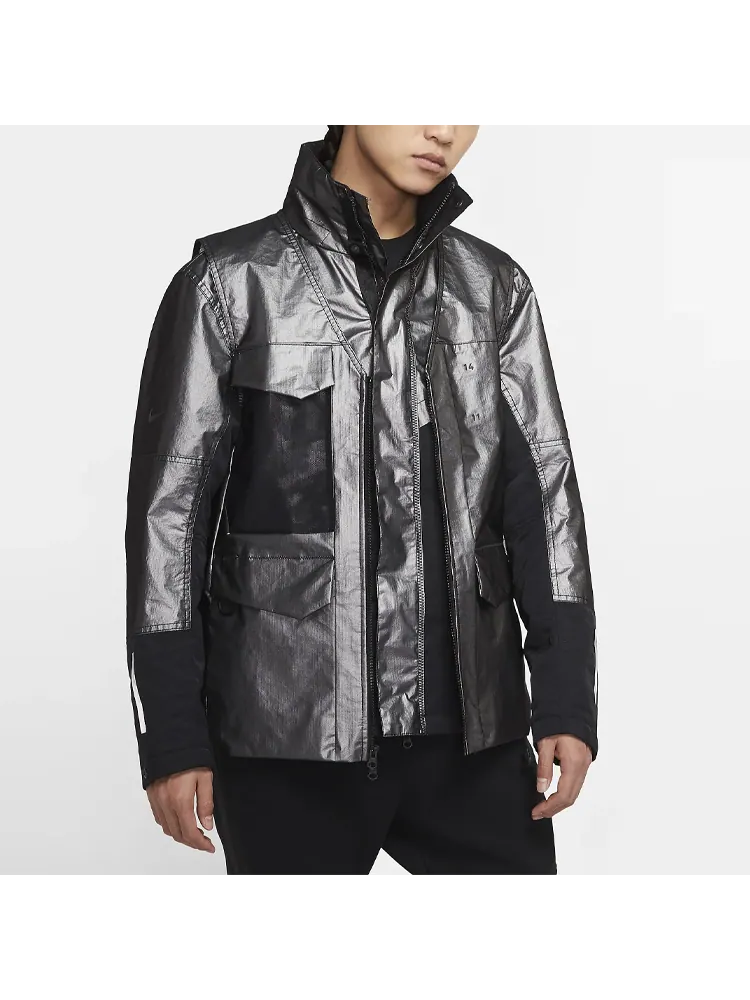 Куртка Nike Sportswear Tech Pack — изображение 6 из 8, металлик серебристый