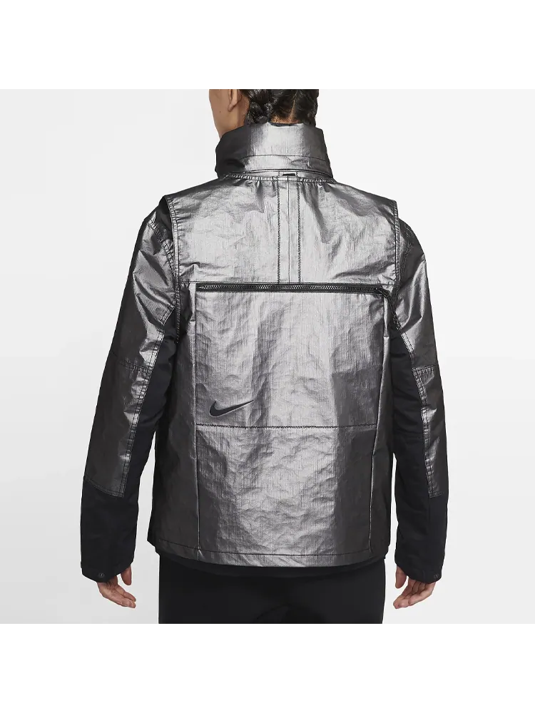 Куртка Nike Sportswear Tech Pack — изображение 8 из 8, металлик серебристый