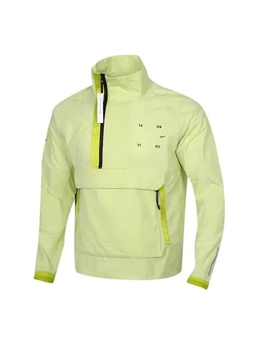 Куртка sportwear tech pack woven tops jacket fluorescent green Nike — изображение 1 из 4, зеленый
