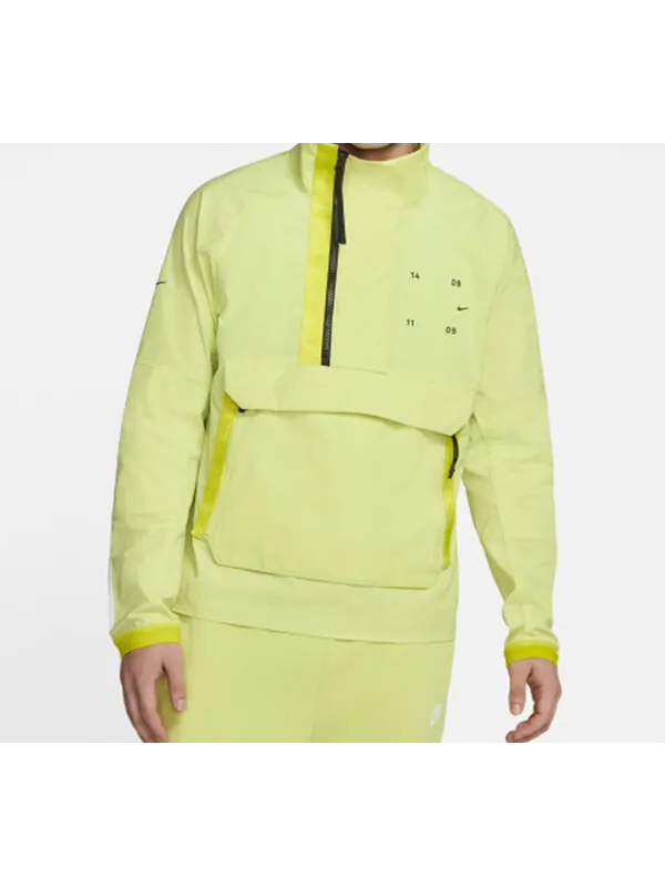 Куртка sportwear tech pack woven tops jacket fluorescent green Nike — изображение 3 из 4, зеленый