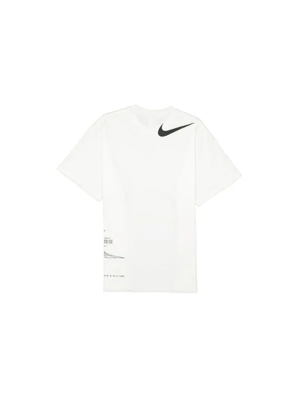 Футболка лабораторная футболка с коротким рукавом белая Nike — изображение 2 из 4, белый