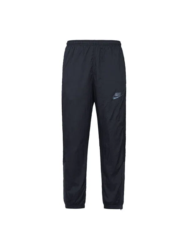 Брюки sportswear woven zipper sports long pants black Nike — изображение 1 из 4, черный