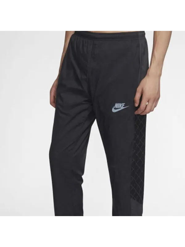 Брюки sportswear woven zipper sports long pants black Nike — изображение 4 из 4, черный