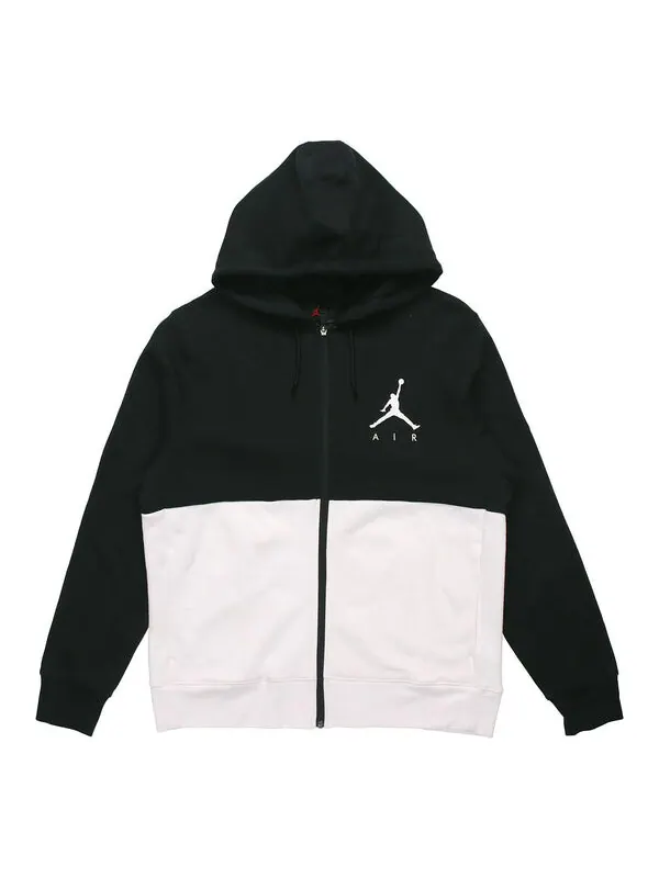Куртка флисовая с капюшоном и принтом логотипа flying man спортивная Air Jordan — изображение 1 из 2, черный