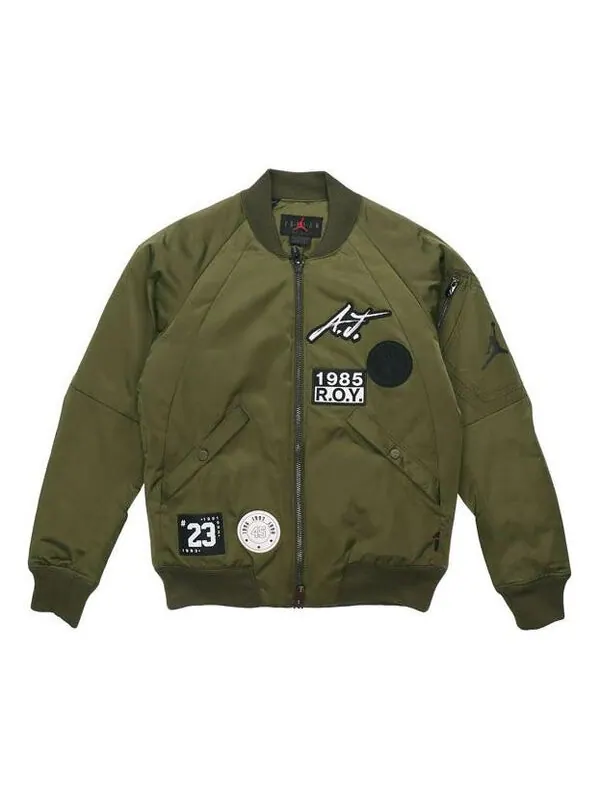 Куртка Air Jordan MA-1 Patch Logo Jacket Green — изображение 1 из 4, зеленый