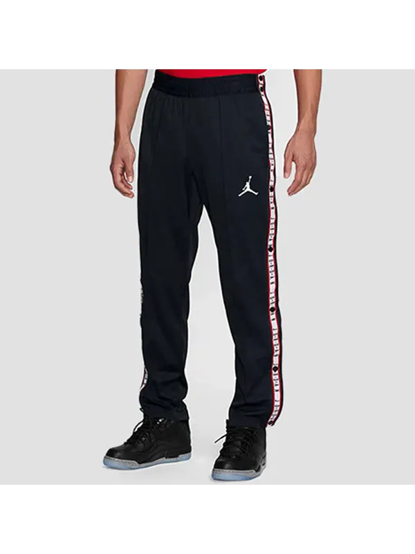 Спортивные штаны Air Jordan Air Casual Closed Feet Sports Pants For Men Black — изображение 3 из 4, черный