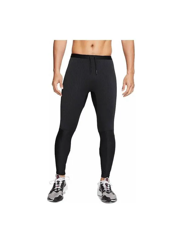 Брюки men's solid color running quick dry slim fit sports pants/trousers/joggers black Nike — изображение 1 из 3, мульти