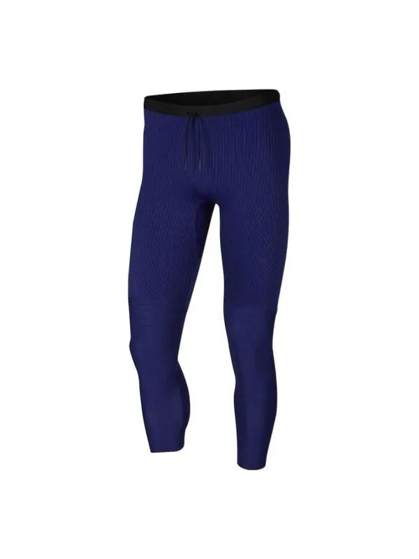 Брюки men's solid color slim fit running sports pants/trousers/joggers blue Nike — изображение 1 из 1, мульти
