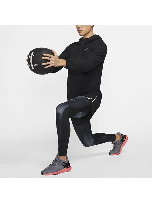 Куртка Nike Flex Full-length zipper Cardigan Woven Sports Jacket Black — изображение 3 из 4, черный