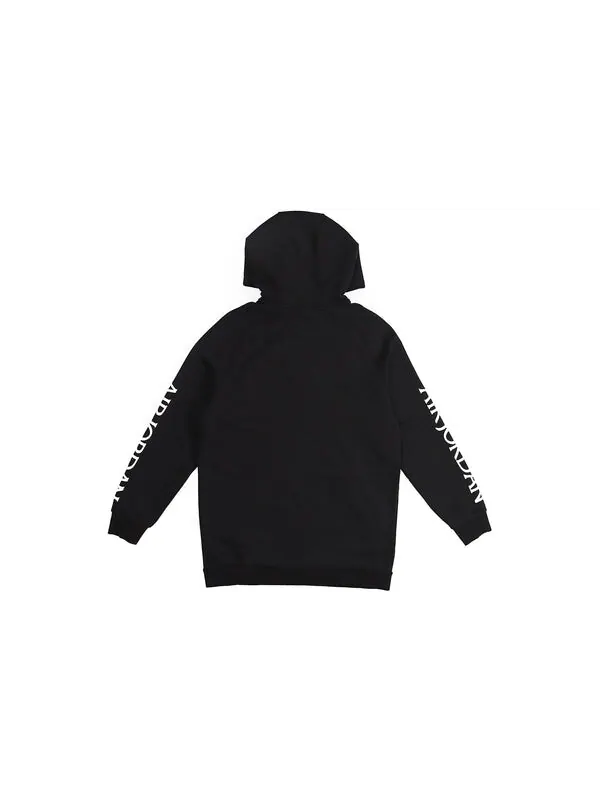 Толстовка Air Jordan Air hooded Basketball Sports Fleece Lined Jacket Black — изображение 2 из 4, черный