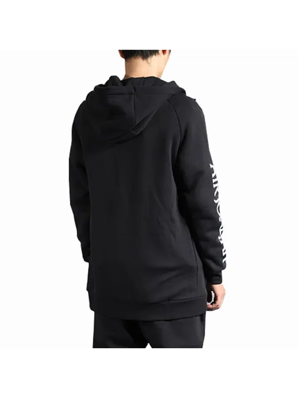 Толстовка Air Jordan Air hooded Basketball Sports Fleece Lined Jacket Black — изображение 4 из 4, черный