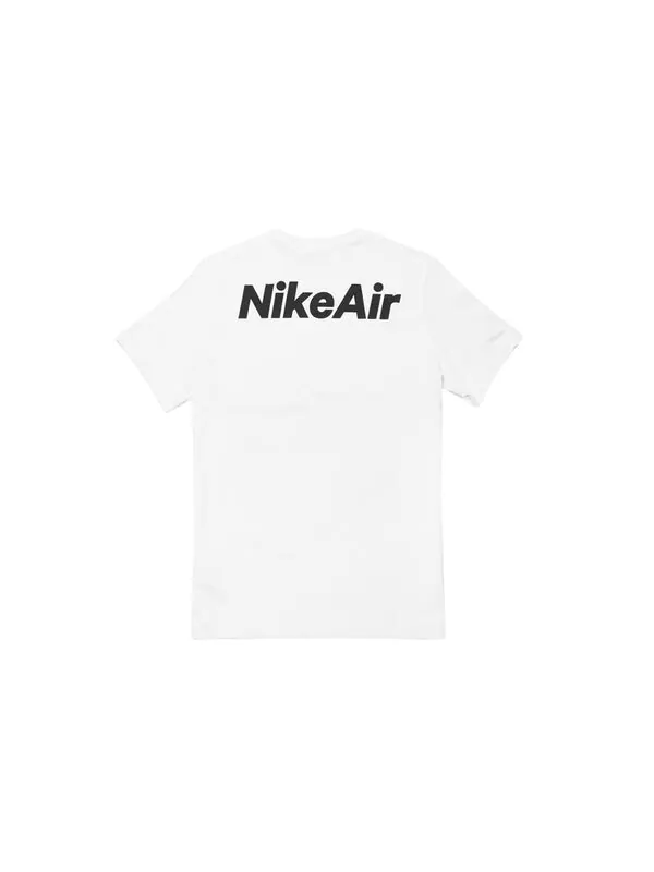 Футболка pocket air logo solid color short sleeve white Nike — изображение 2 из 4, белый
