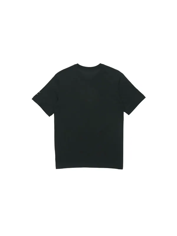 Футболка swoosh logo double hook half-sleeved black Nike — изображение 2 из 4, черный