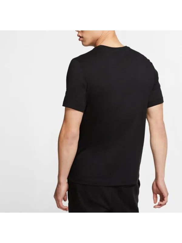 Футболка swoosh logo double hook half-sleeved black Nike — изображение 4 из 4, черный