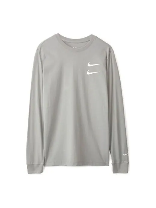 Футболка спортивная одежда swoosh ls футболка круглая горловина длинные рукава американское издание Nike — изображение 1 из 2