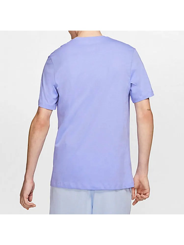 Футболка Nike SportSwear Casual Running Short Sleeve Purple Lavender — изображение 5 из 5, фиолетовый