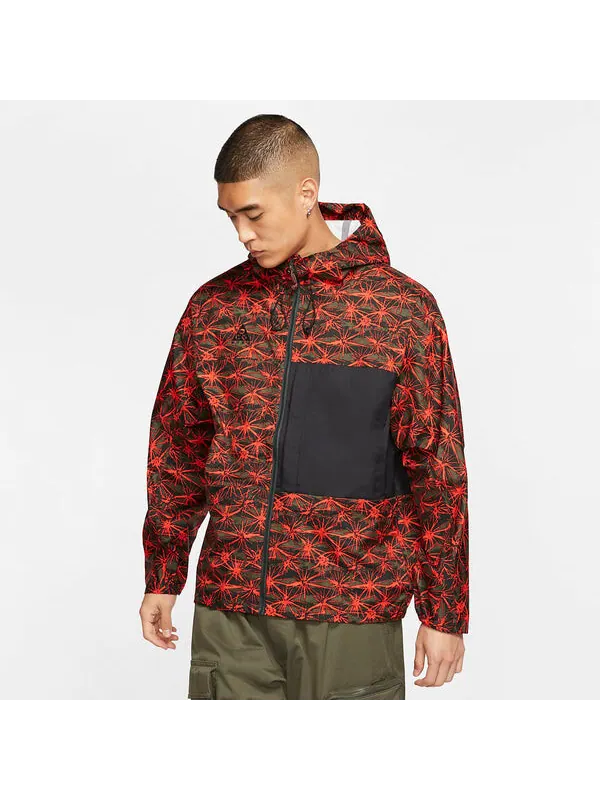 Куртка acg aop 2.5l packable jacket Nike — изображение 2 из 4, красный/черный