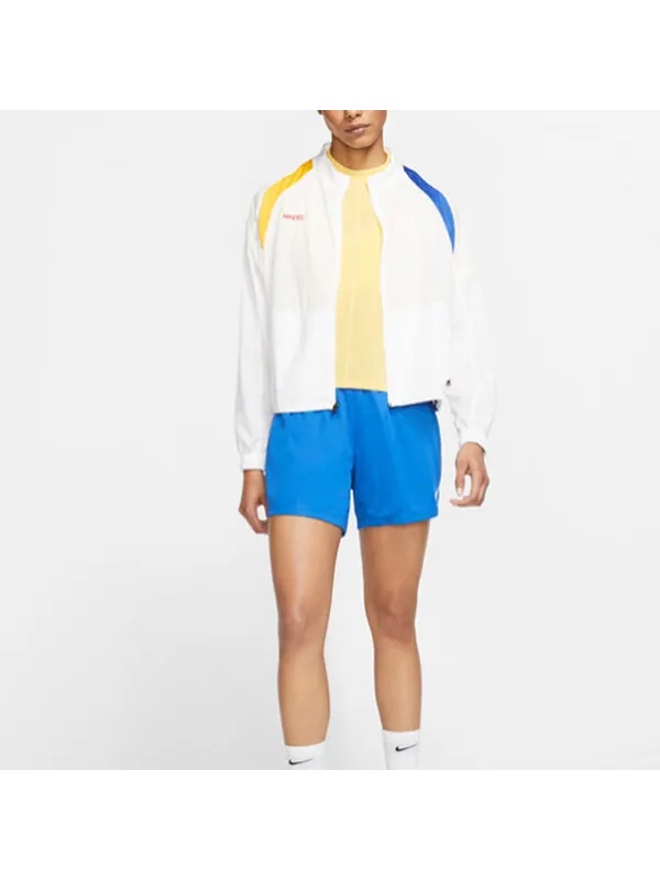 Куртка футбольные свободные Куртка на молнии Nike — изображение 2 из 3, белый/синий/желтый