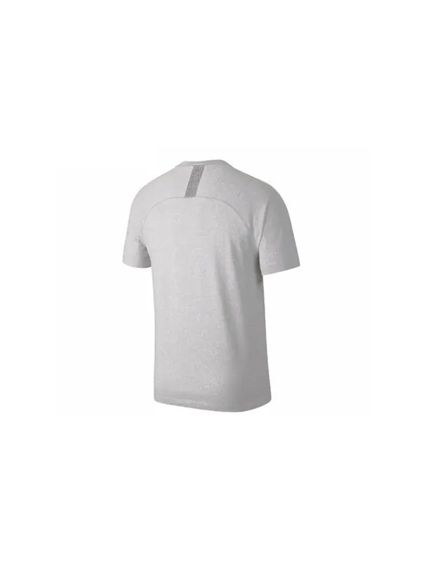 Футболка sportswear casual training round neck short sleeve gray Nike — изображение 2 из 4, серый