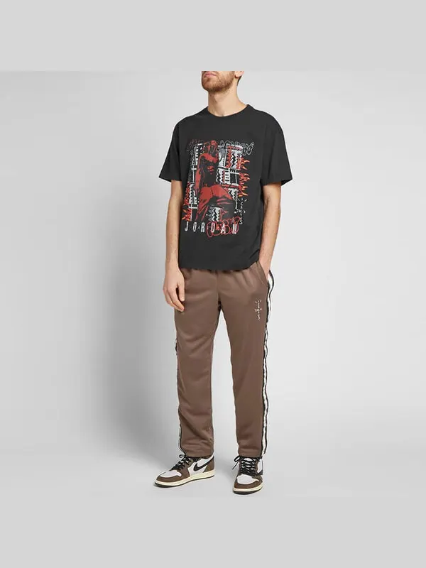 Футболка x cactus jack от travis scott mj 2 футболка Air Jordan — изображение 3 из 4, черный