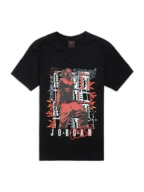 Футболка x travis scott joint хьюстон рэпер футболка Air Jordan — изображение 1 из 2, черный