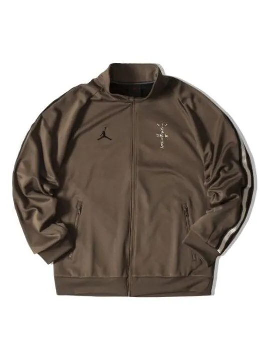 Куртка x travis scott track crossover logo спортивная куртка азиатские размеры Air Jordan — изображение 1 из 1, коричневый