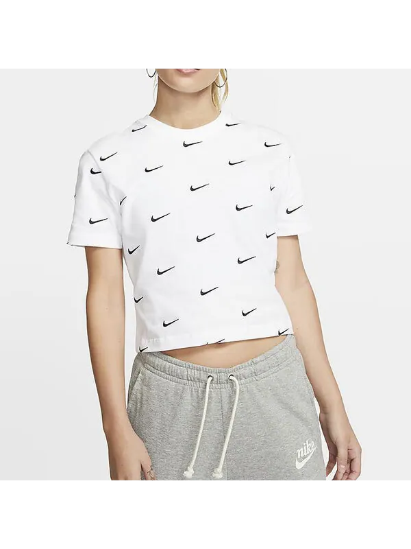 Футболка с логотипом и коротким рукавом Nike — изображение 4 из 4, белый