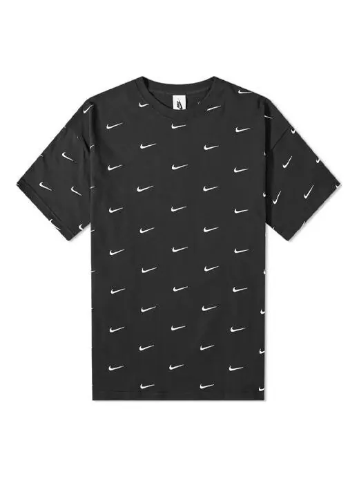 Футболка Nike Lab Swoosh T-Shirt Black — изображение 1 из 4, черный