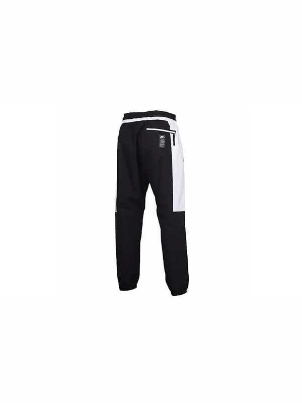 Брюки air color clashtatting long pants men black Nike — изображение 2 из 4, черный